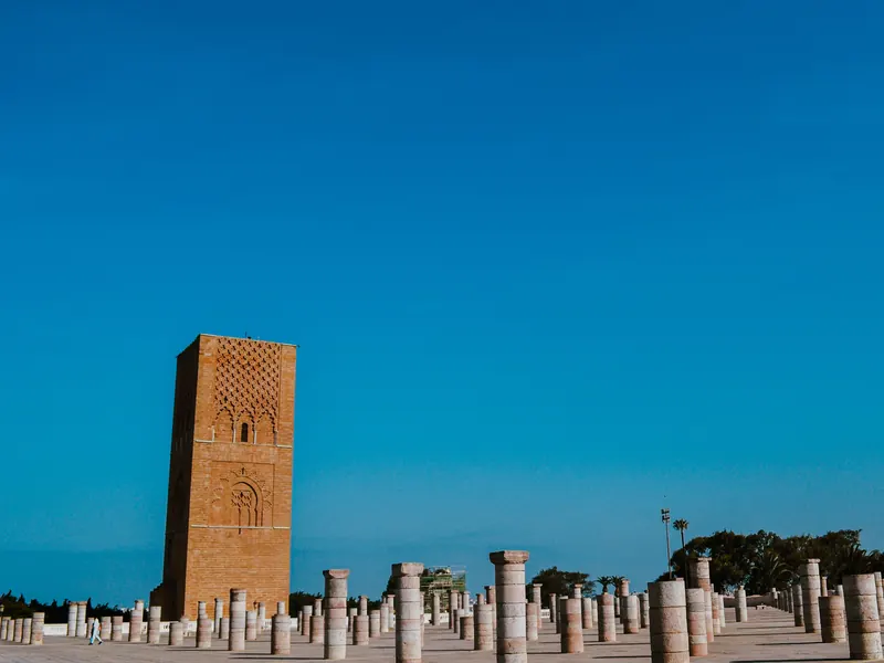 Hassan Tower and its columns