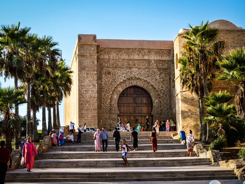 The gate of the Kasbah of the Udayas